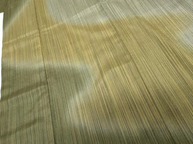 平和屋着物●本塩沢　やまだ織　訪問着　染色作家　桐村博　霞文　証紙付き　正絹　逸品　AABG7991cs