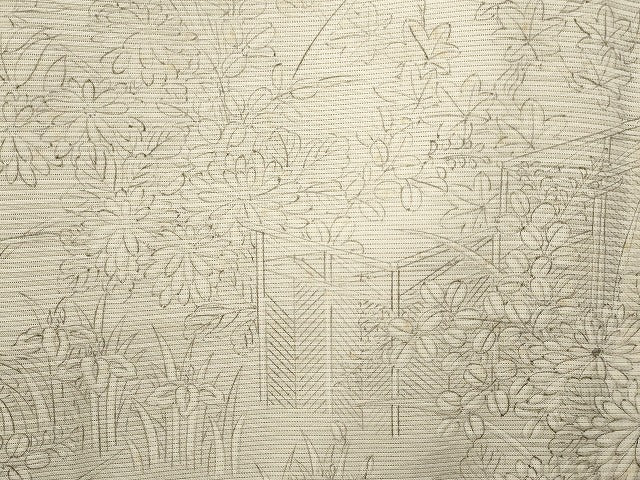 平和屋本店■夏物 小紋 絽 紗 まとめて20点 花柄 杢目 手描き 縦絽 着用可能多数 全て正絹 se3992