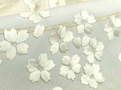 平和屋本店●極上　訪問着　総手刺繍　花丸文　暈し染め　金糸　逸品　DZAA8197kh6