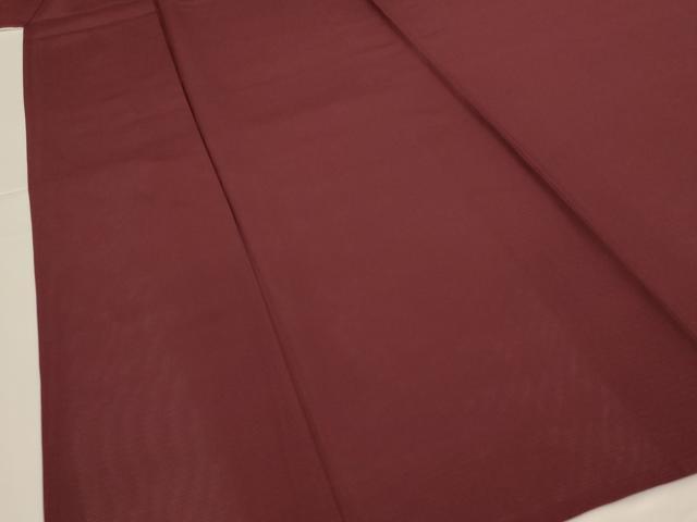 平和屋着物＊夏物 色無地 絽 葡萄茶色 正絹 逸品 AABG9129jd