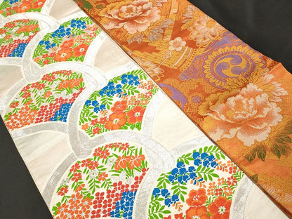 平和屋本店■子供帯 まとめて 35点 鳳凰 向かい鶴 蝶 花柄 七宝 楽器 アンティーク 金銀糸 など 着用可能多数 未使用品あり se3991