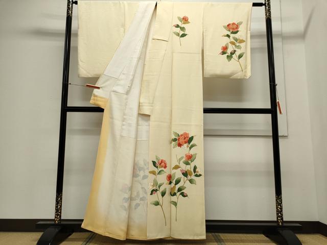 平和屋着物■訪問着 友禅 枝花文 金彩 正絹 逸品 CABC7982ou