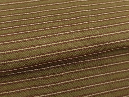 平和屋着物●男性　お召　横段文　正絹　逸品　DABD1393ps