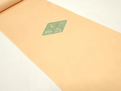 平和屋着物▼付下げ 反物 着尺 絞り 花菱文 逸品 未使用 DABD4522zy