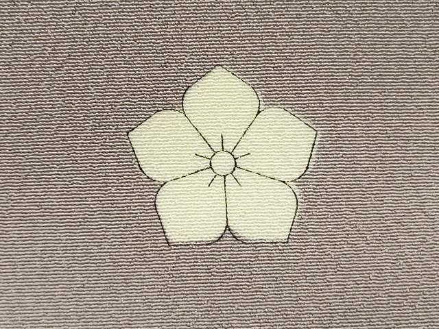 平和屋着物■上質な色無地 薄鈍色 正絹 逸品 DABC7895ya