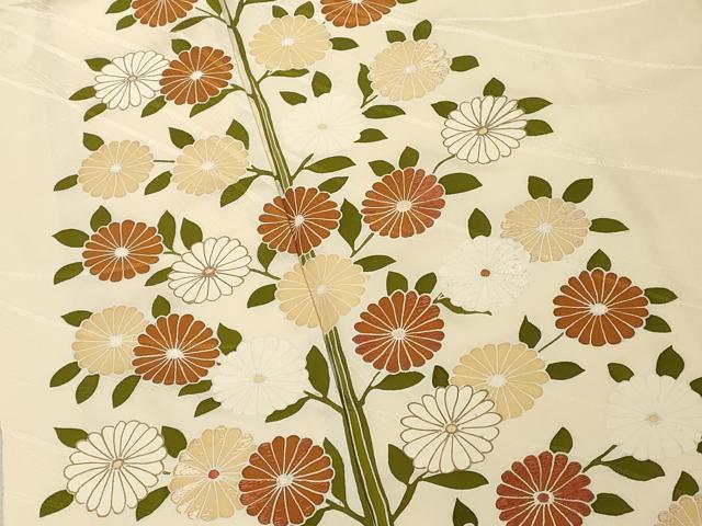 平和屋着物■訪問着 刺繍 枝花文 正絹 逸品 DABD2721cd