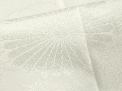 平和屋着物■長襦袢　無双仕立て　舞花地紋　半衿刺繍　洗える着物　DABD2743cd