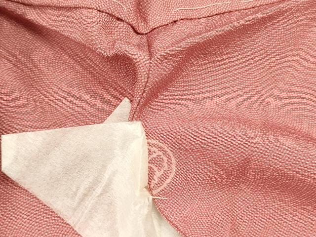 平和屋着物■伝統工芸師 服部光擴 訪問着 江戸小紋 花松文 正絹 逸品 DABD0798op
