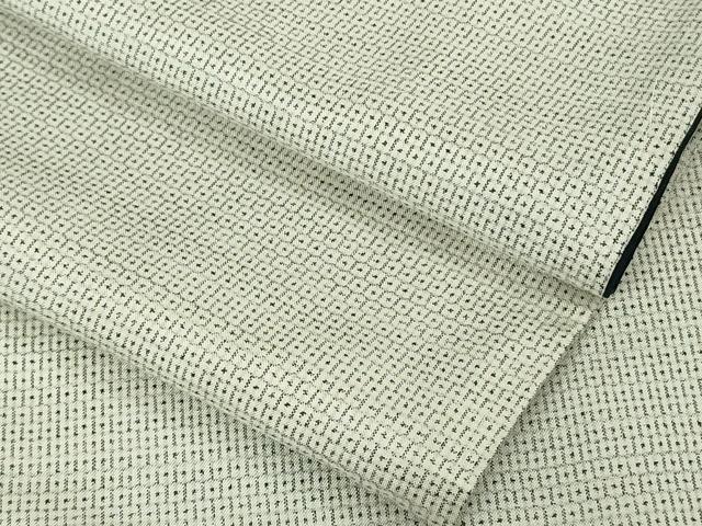 平和屋着物●極上　本場大島紬　白大島　100亀甲　総詰め　逸品　DZAA7409kh6