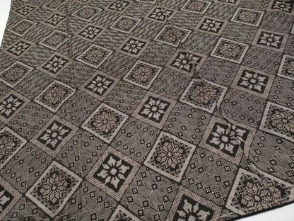 平和屋本店●極上　本場大島紬　現代龍郷絣　菱繋ぎ　逸品　CYAA4856s6