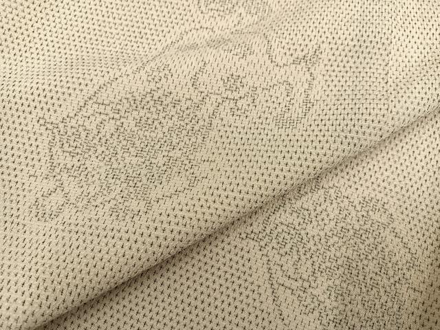 平和屋着物●白鷹お召　唐獅子　正絹　逸品　AABH0415ph