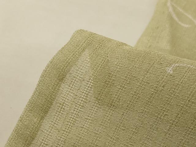 平和屋着物＊夏物 小紋 紗 蔦の葉文 暈し染め 洗える着物 AABG9148jd