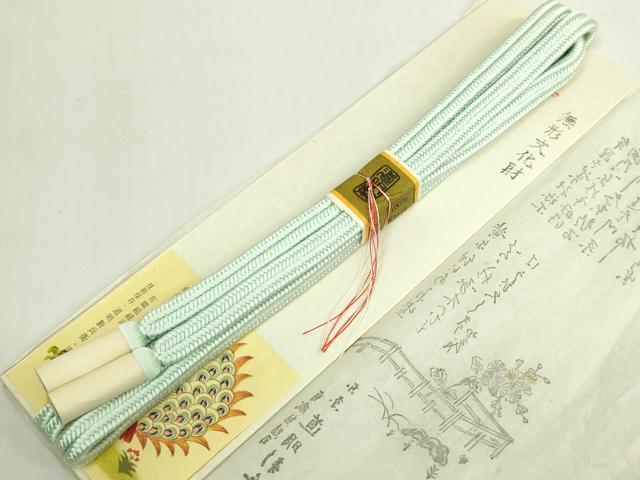 平和屋着物●極上　有職組紐道明　帯締め　冠組　玉子色　宮内庁御用　国立博物館御用　東京芸術大学御用　逸品　未使用　DZAA11825kh6