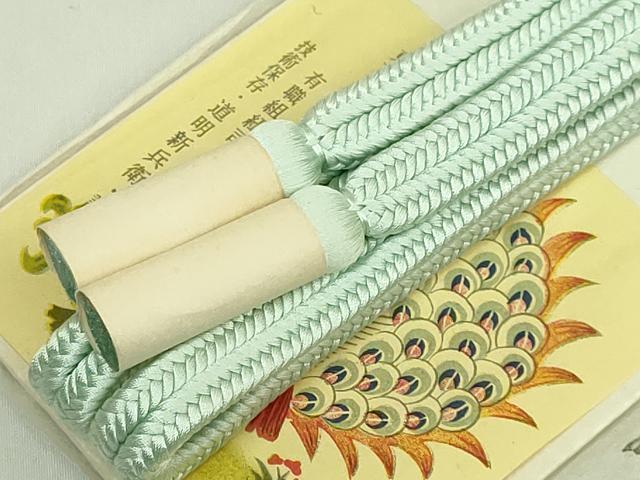 平和屋着物●極上　有職組紐道明　帯締め　冠組　玉子色　宮内庁御用　国立博物館御用　東京芸術大学御用　逸品　未使用　DZAA11825kh6