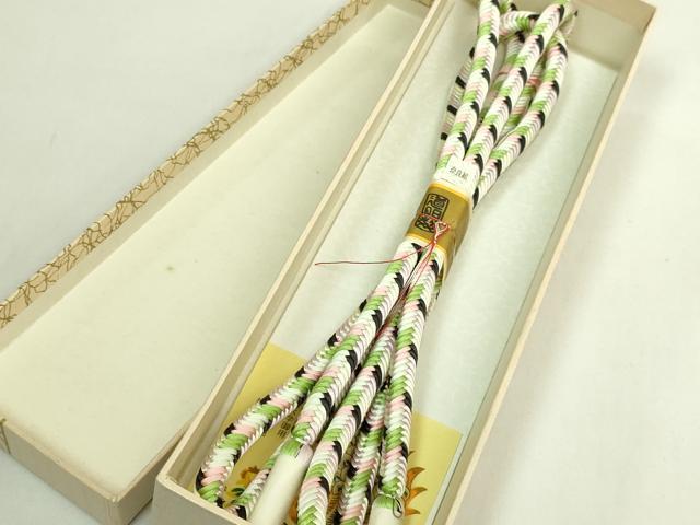 平和屋着物●極上　有職組紐道明　帯締め　奈良組　宮内庁御用　国立博物館御用　東京芸術大学御用　逸品　未使用　DZAA11835kh6