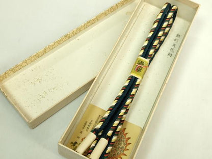 平和屋着物●極上　有職組紐道明　帯締め　奈良組　宮内庁御用　国立博物館御用　東京芸術大学御用　逸品　未使用　DZAA11860kh6