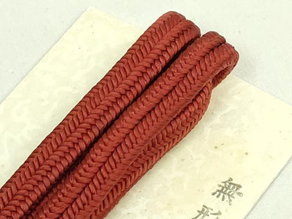 平和屋着物●極上　有職組紐道明　帯締め　冠組　蒲　宮内庁御用　国立博物館御用　東京芸術大学御用　逸品　未使用　DZAA11854kh6
