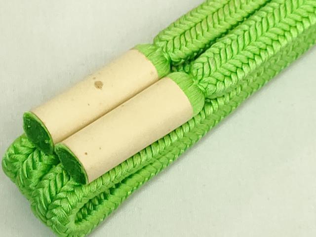 平和屋着物●極上　有職組紐道明　帯締め　冠組　若草色　宮内庁御用　国立博物館御用　東京芸術大学御用　逸品　未使用　DZAA11940kh6