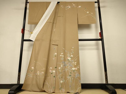 平和屋着物＊夏物　訪問着　絽　草花文　正絹　逸品　未使用　AABG9230jd
