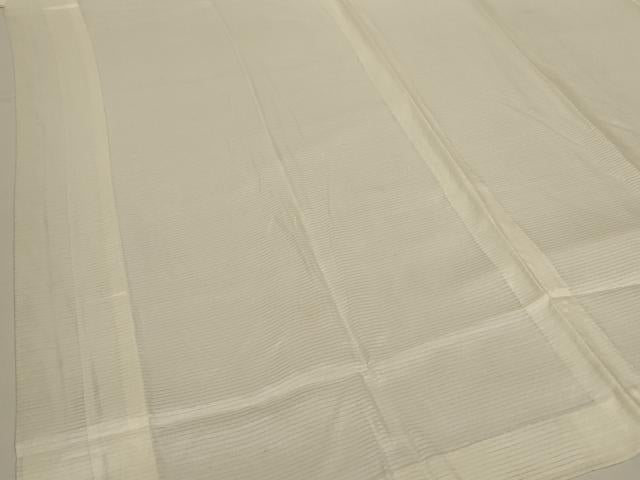 平和屋着物＊夏物 長襦袢 絽 鳥の子色 正絹 逸品 AABH2443jd
