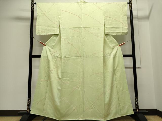 平和屋着物■上質な小紋 絞り 幾何学文 正絹 逸品 CABE4086ou