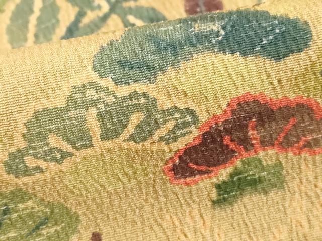 平和屋着物■訪問着 舞花文 正絹 逸品 DABD2835cd