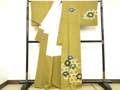 平和屋着物■訪問着 舞花文 金彩 正絹 逸品 DABD2848cd