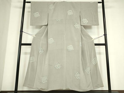 平和屋着物●上質な小紋　源氏香　金彩　正絹　逸品　DABC3629az