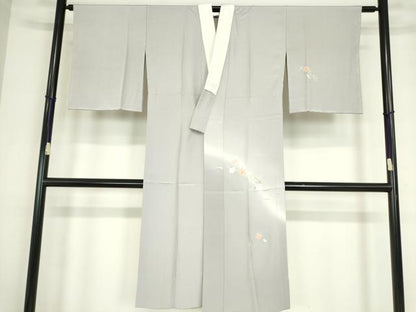 平和屋着物●長襦袢　無双仕立て　霞花文　暈し染め　正絹　逸品　未使用　DABC3688az