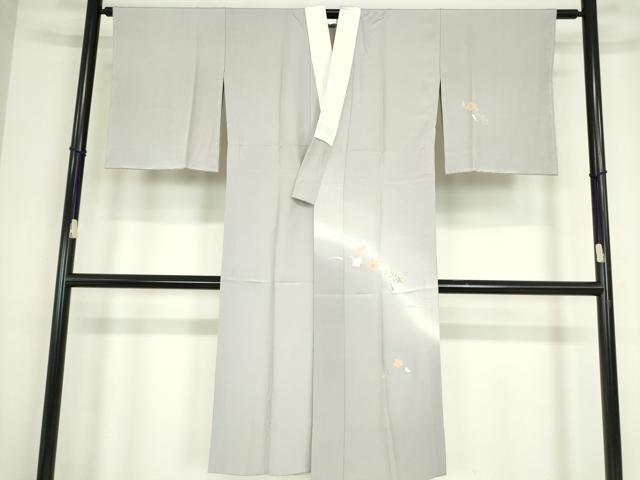 平和屋着物●長襦袢　無双仕立て　霞花文　暈し染め　正絹　逸品　未使用　DABC3688az