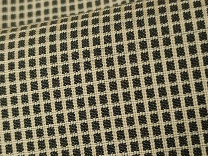 平和屋着物●お召　片身替わり　格子　やまと誂製　正絹　逸品　AABG9906cs