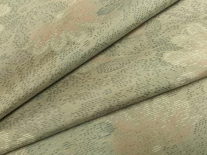 平和屋着物●本場大島紬　色泥染　花尽くし　株式会社大山謹製　やまと誂製　証紙付き　正絹　逸品　AABH0557fy