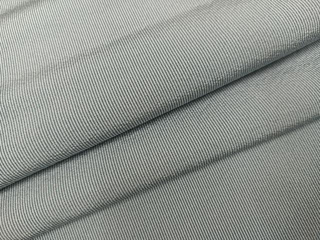 平和屋着物●江戸小紋　万筋　錆鼠色×蕎麦切色　正絹　逸品　AABH2063ph