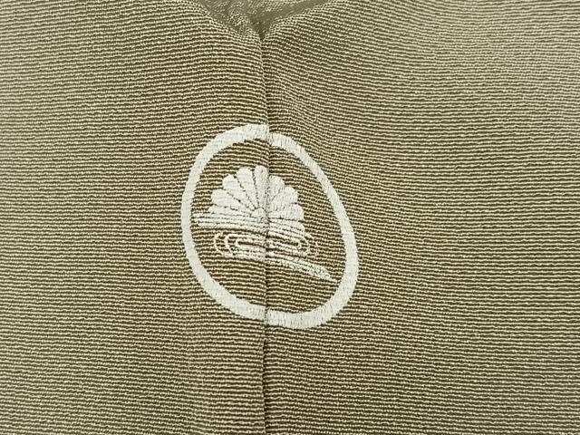 平和屋着物●訪問着　総刺繍　御所車草花文　金糸　ますいわ屋扱い　正絹　逸品　AABH2061ph