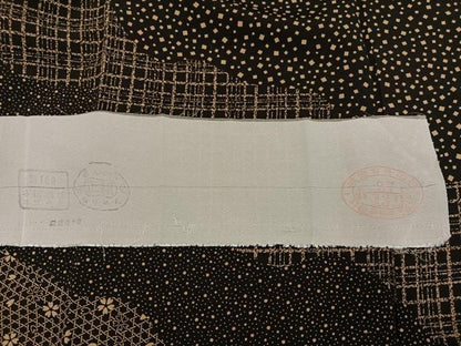 平和屋着物●訪問着　型染め　草花文　反端付き　正絹　逸品　未使用　AABH2058ph
