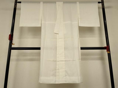 平和屋着物＊夏物　長襦袢　絽　白色　洗える着物　AABH2523jd