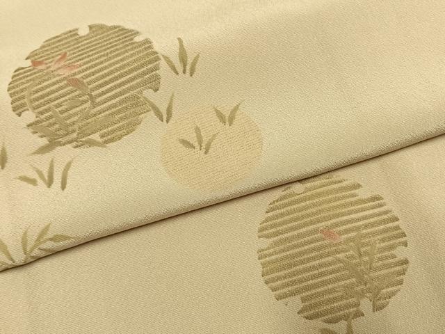 平和屋着物●洗える最高級着物　＜英＞はなぶさ謹製　訪問着　雪輪花文　金彩　洗える着物　AABH0617fy