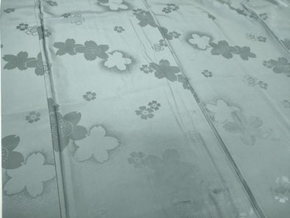 平和屋着物●上質な長襦袢　無双仕立て　舞桜地紋　正絹　逸品　DABD1609ps