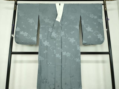 平和屋着物●上質な長襦袢　無双仕立て　舞桜地紋　正絹　逸品　DABD1609ps