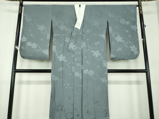 平和屋着物●上質な長襦袢　無双仕立て　舞桜地紋　正絹　逸品　DABD1609ps