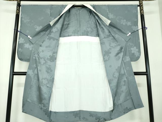 平和屋着物●上質な長襦袢　無双仕立て　舞桜地紋　正絹　逸品　DABD1609ps