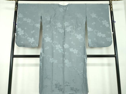 平和屋着物●上質な長襦袢　無双仕立て　舞桜地紋　正絹　逸品　DABD1609ps