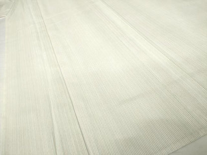 平和屋着物＊夏物　洗える最高級着物　＜英＞はなぶさ謹製　小紋　縦絽　縞　洗える着物　AABH2586ck