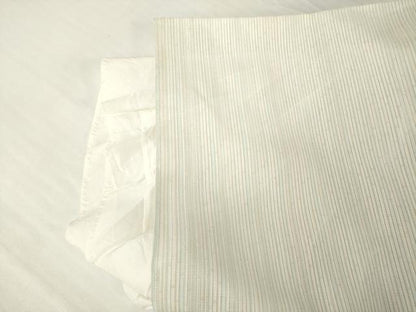 平和屋着物＊夏物　洗える最高級着物　＜英＞はなぶさ謹製　小紋　縦絽　縞　洗える着物　AABH2586ck