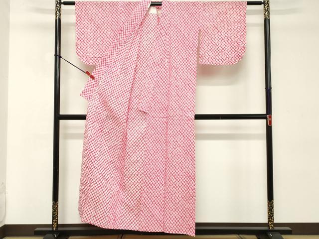 平和屋着物∴夏物 浴衣 有松鳴海絞り 雲絞り 綿 逸品 DABD2884cd