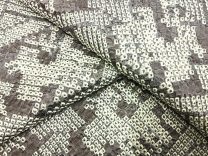 平和屋着物●上質な小紋　総絞り　有栖川文様　三越扱い　正絹　逸品　AABH0622fy