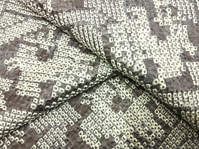 平和屋着物●上質な小紋　総絞り　有栖川文様　三越扱い　正絹　逸品　AABH0622fy