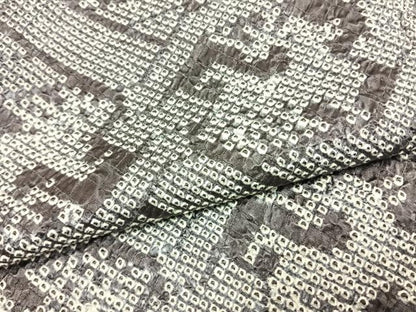 平和屋着物●上質な小紋　総絞り　有栖川文様　三越扱い　正絹　逸品　AABH0622fy