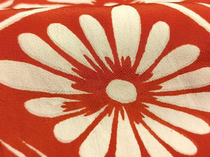平和屋着物●アンティーク　大正ロマン　長襦袢　袷　舞花文　正絹　逸品　AABH0631fy