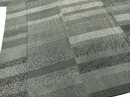 平和屋着物●江戸小紋　小紋師　基之作　百柄　正絹　逸品　AABH0638fy